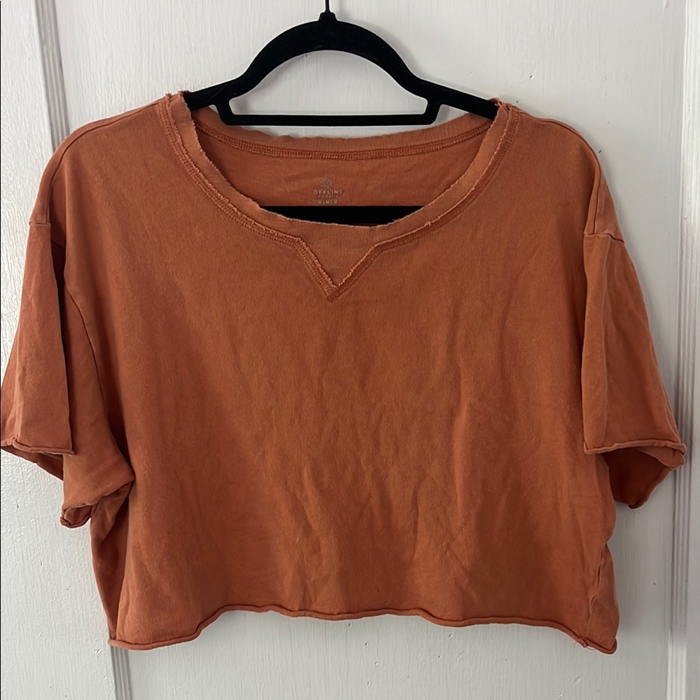 Aerie Crop T-Shirt Relaxed Fit